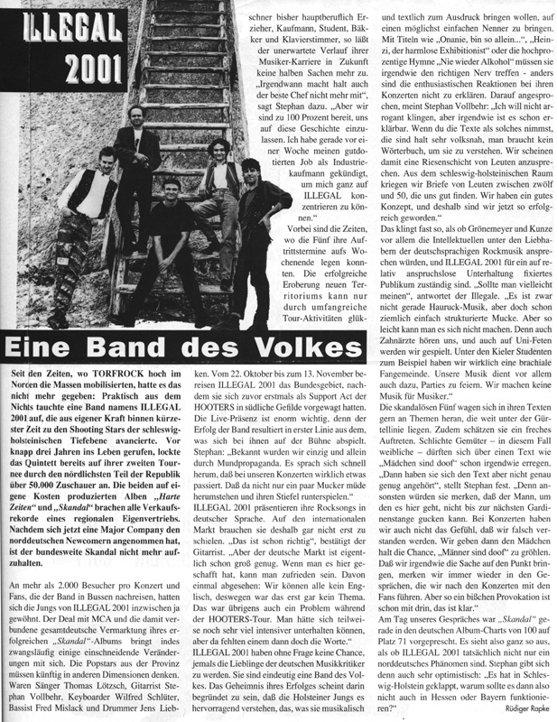 Presse Eine Band des Volkes